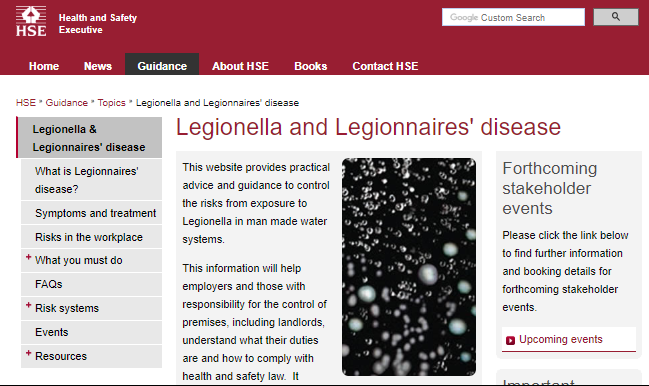 Legionella and Legionnaires' disease