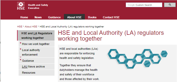 HSE and Local Authority (LA) regulators working together