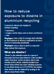 INDG377 How to reduce exposure to dioxins in aluminium recycling
