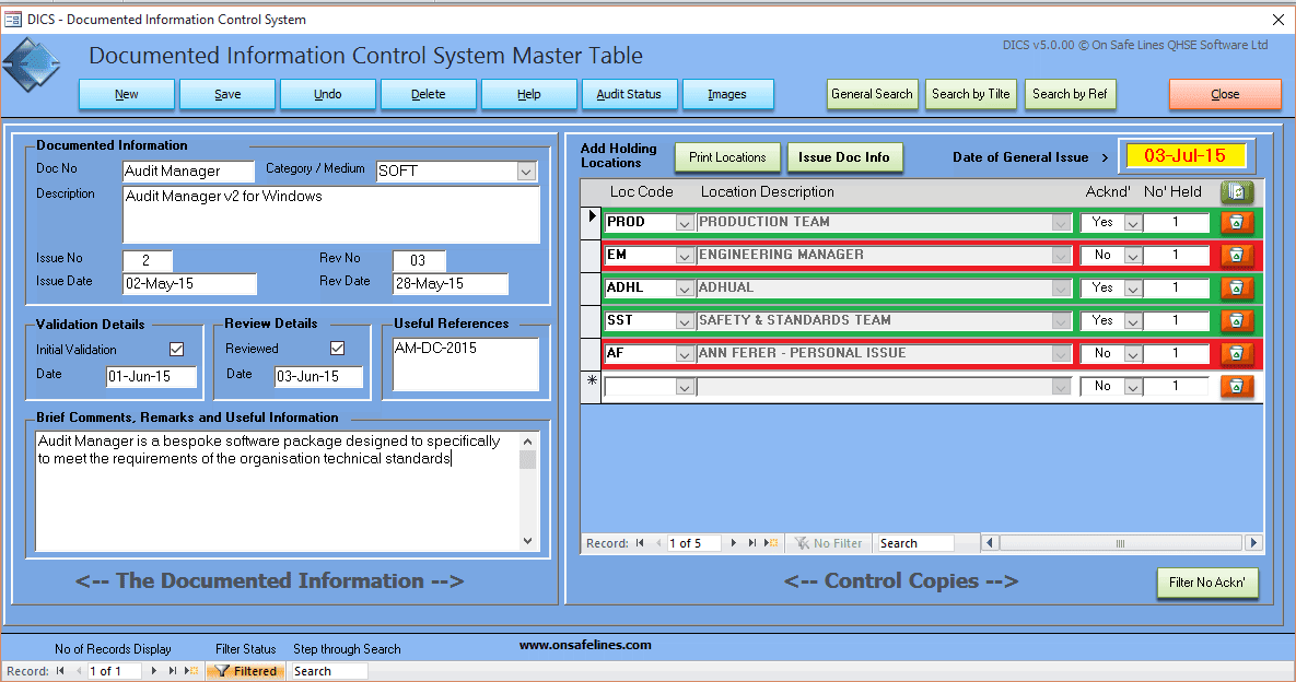 Document Control System