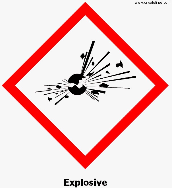 Explosives symbol