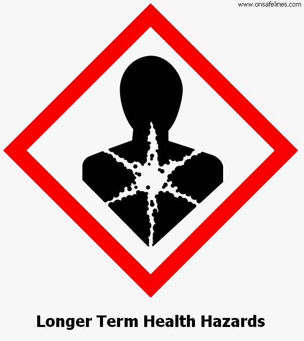 Longer term health hazards symbol